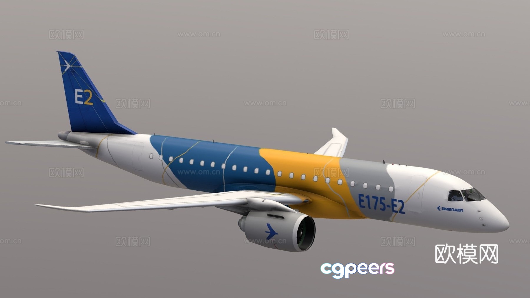 Airliner 3d model Airliner 3d model