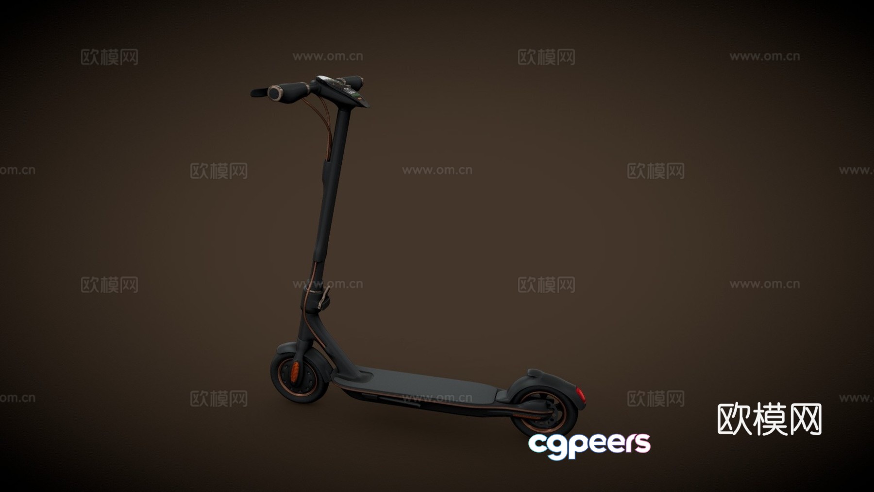 Electric scooter 3d model Electric scooter 3d model