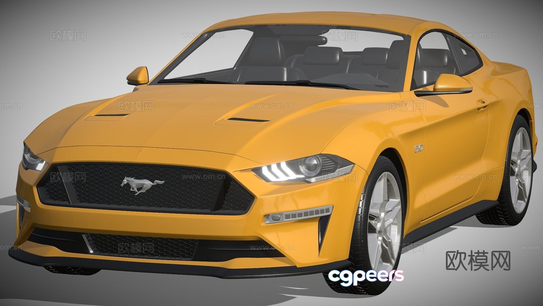 ford mustang car sedan 3d model ford mustang car sedan 3d model
