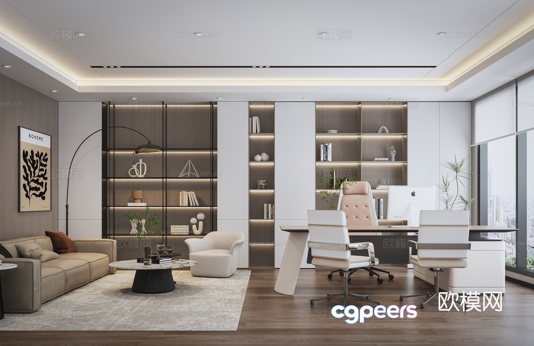 General Manager’s Room Chairman’s Room 3D model General Manager’s Room Chairman’s Room 3D model