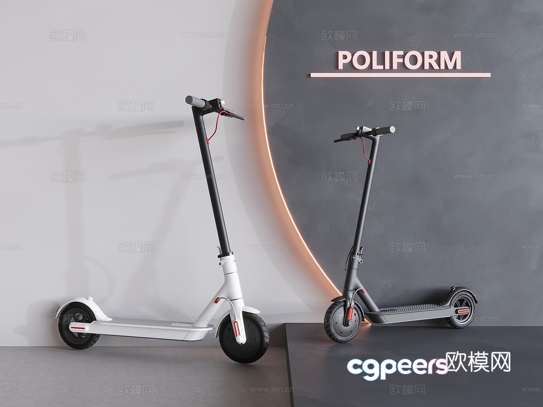 scooter folding scooter 3d model scooter folding scooter 3d model