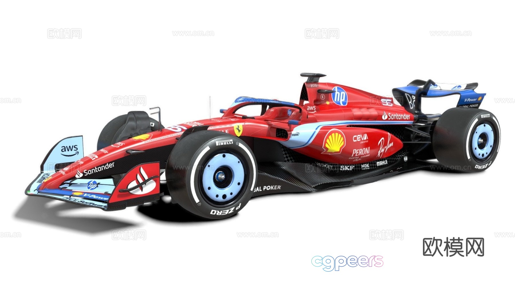 ferrari car race car 3d model ferrari car race car 3d model