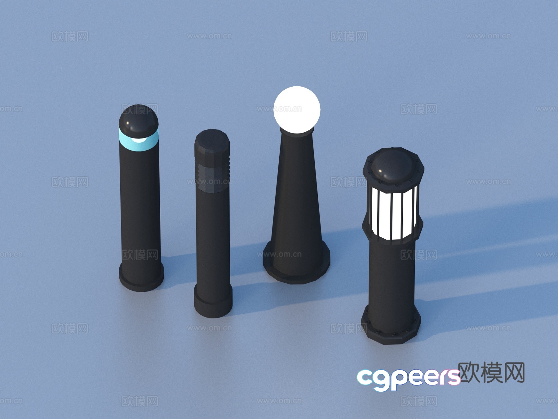 lawn lamp outdoor lamp landscape lamp 3d model lawn lamp outdoor lamp landscape lamp 3d model