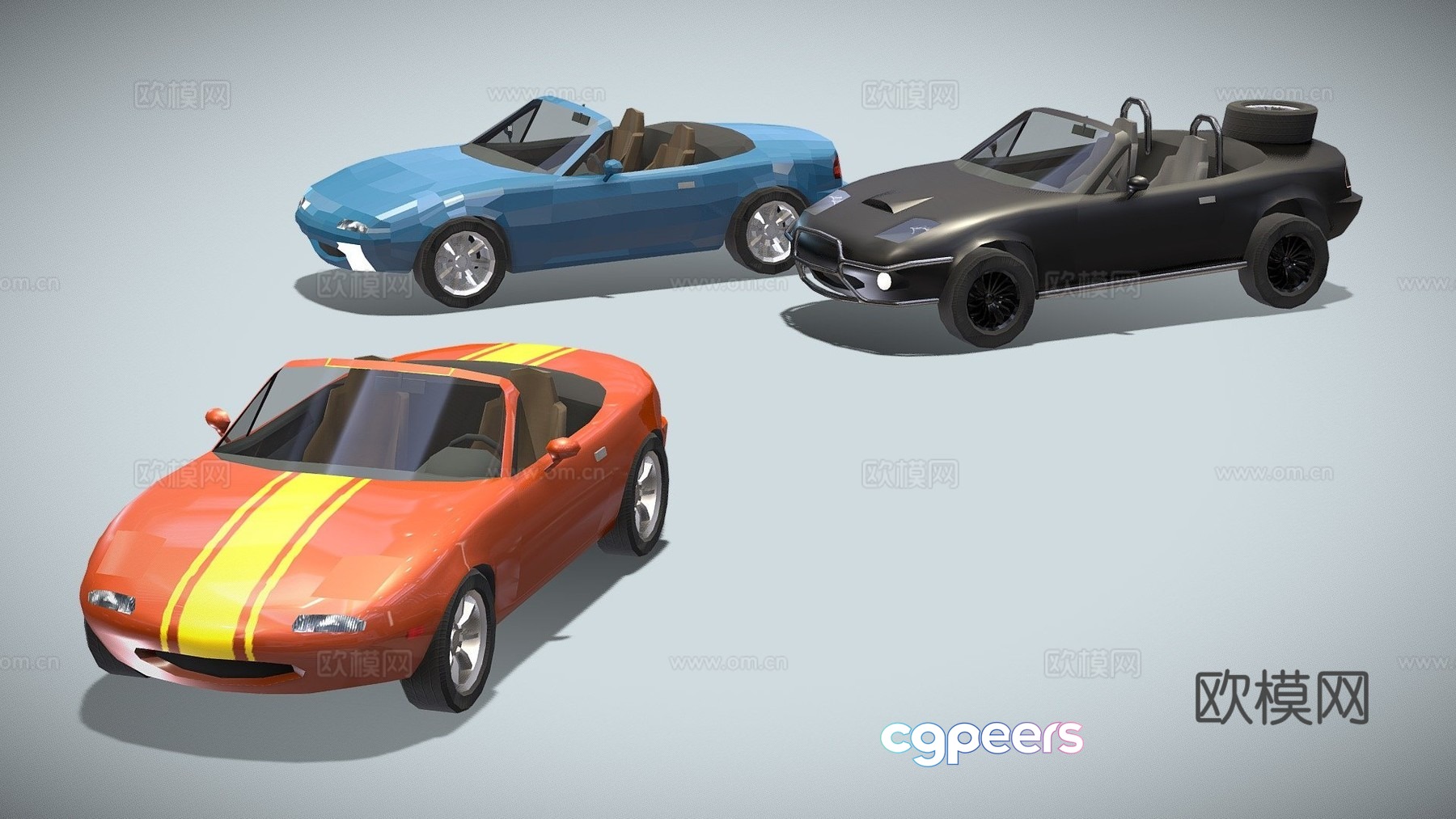 convertible 3d model convertible 3d model