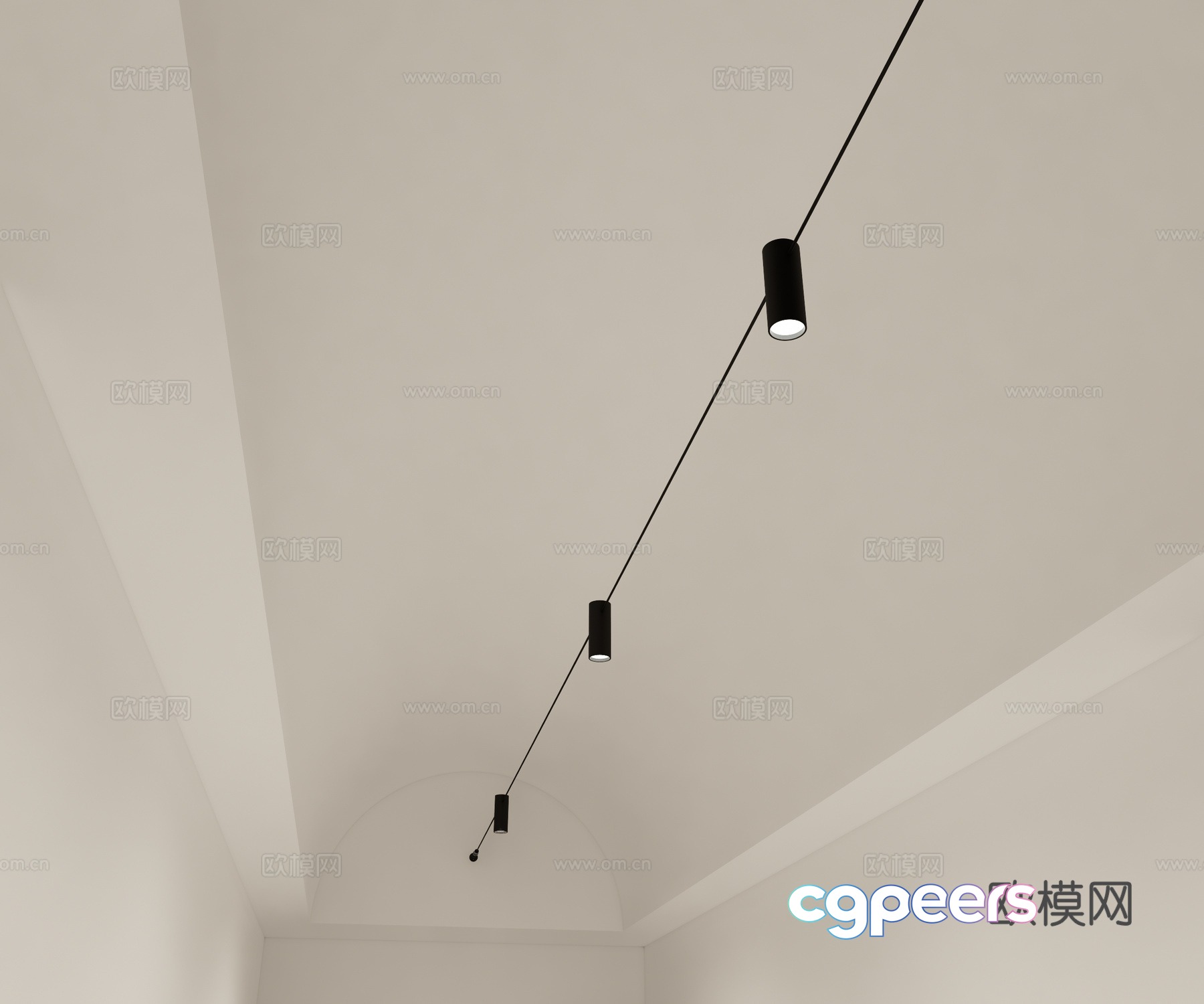 Modern downlight spotlight ceiling-free spotlight skylight 3d model Modern downlight spotlight ceiling-free spotlight skylight 3d model