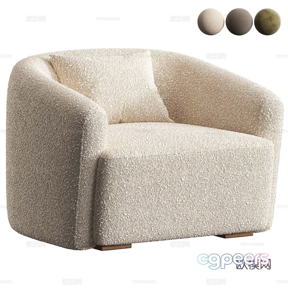 Single sofa 3d model Single sofa 3d model