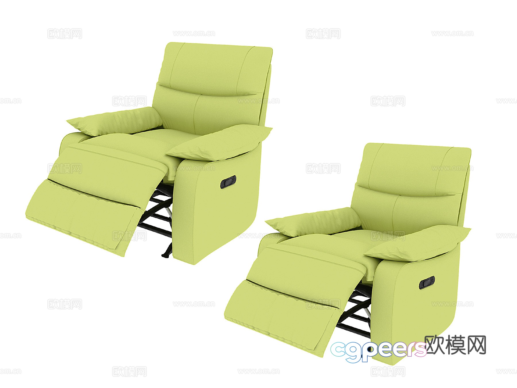 Massage chair 3D model Massage chair 3D model