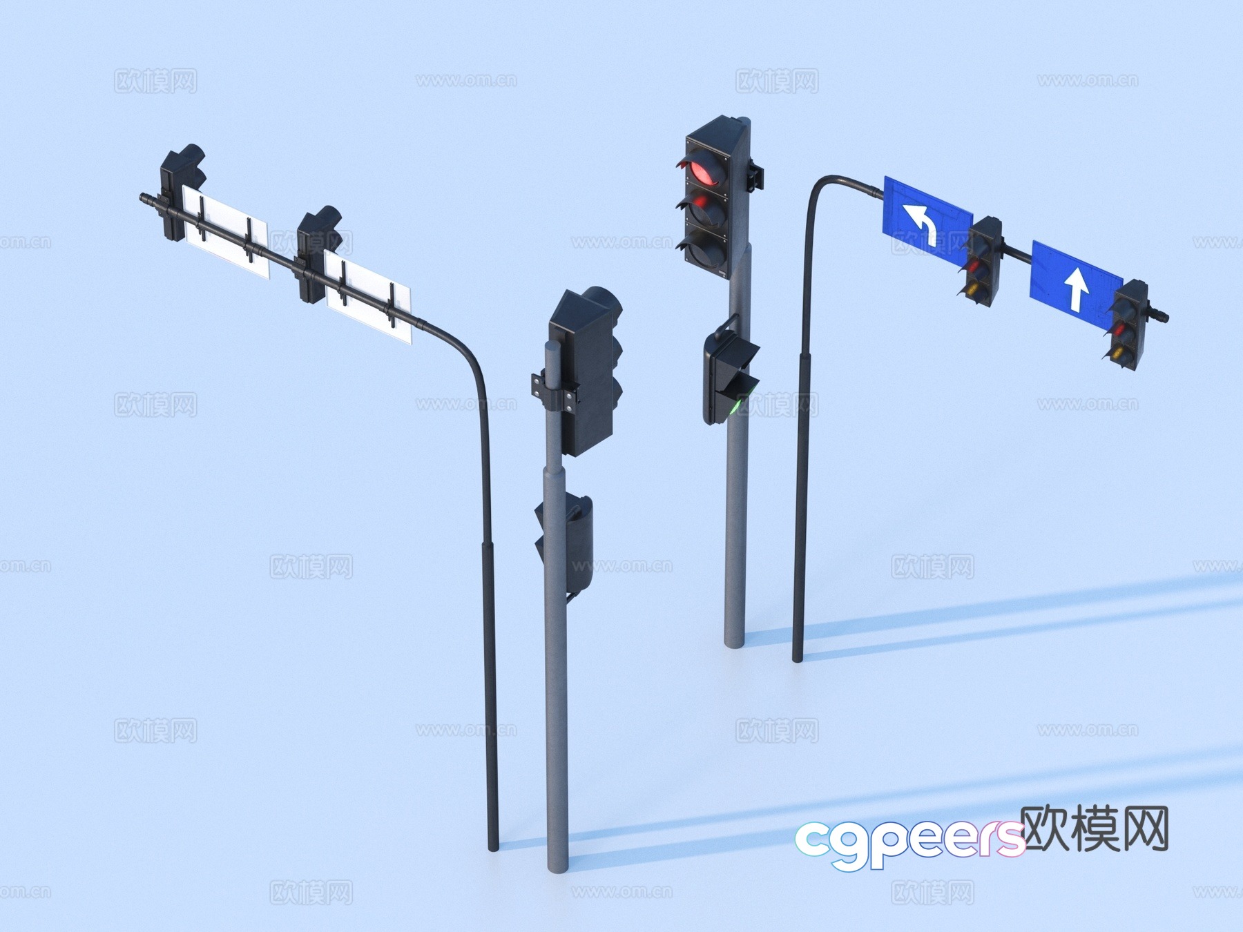 Traffic light Traffic light Indicator light 3d model Traffic light Traffic light Indicator light 3d model