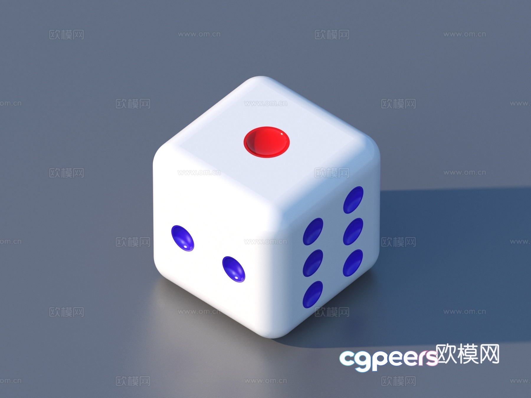 Dice Color Sieve Game Dice 3D Model Dice Color Sieve Game Dice 3D Model