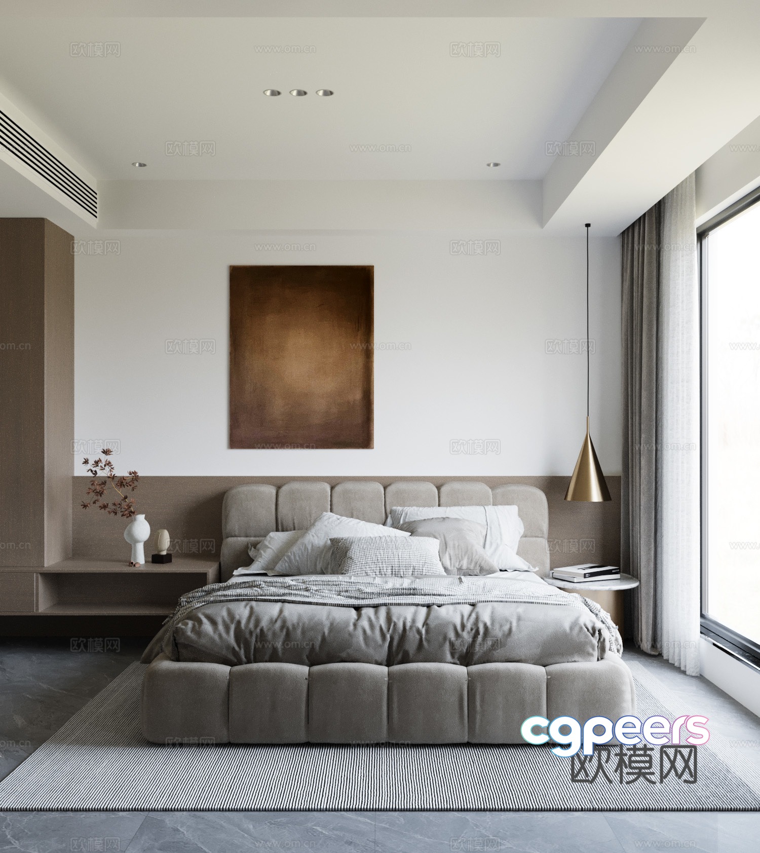 Modern bedroom master bedroom 3d model Modern bedroom master bedroom 3d model