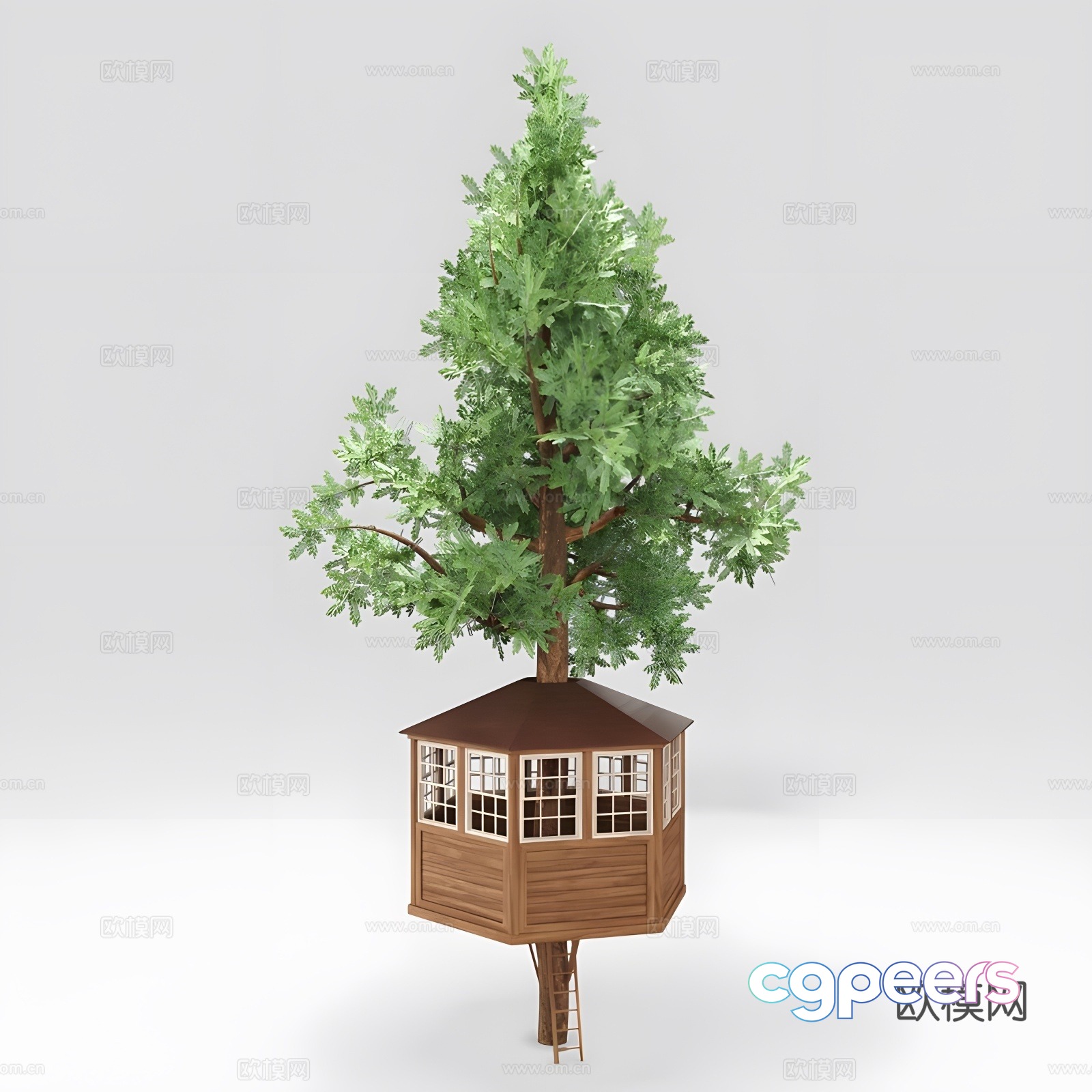 Tree house 3D model Tree house 3D model