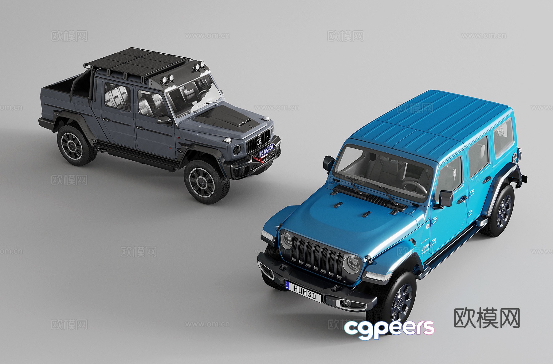 Hyundai car off-road vehicle transportation pickup truck 3d model Hyundai car off-road vehicle transportation pickup truck 3d model