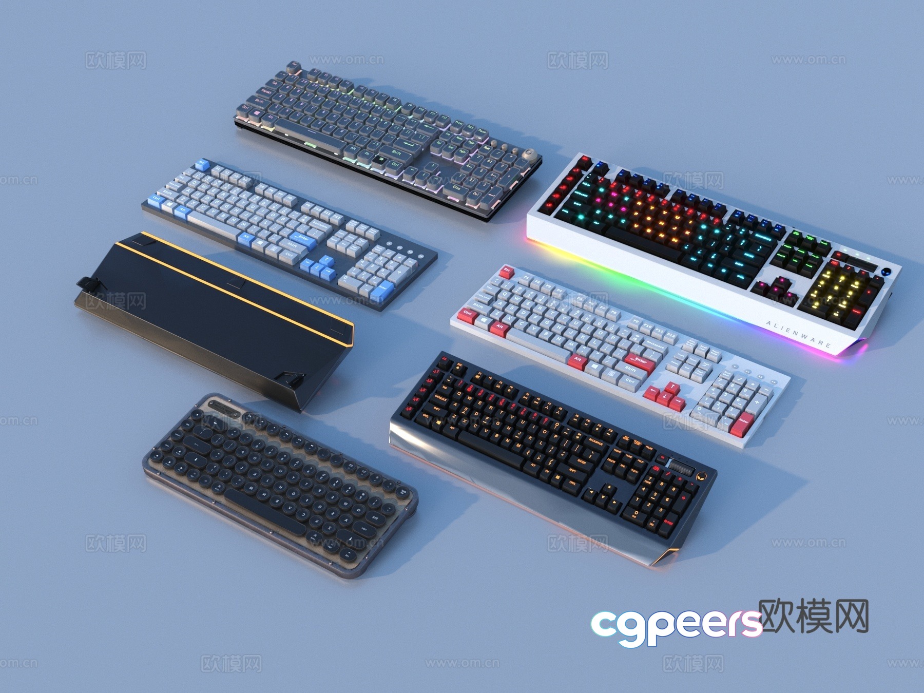 keyboard wireless keyboard computer accessories 3d model keyboard wireless keyboard computer accessories 3d model