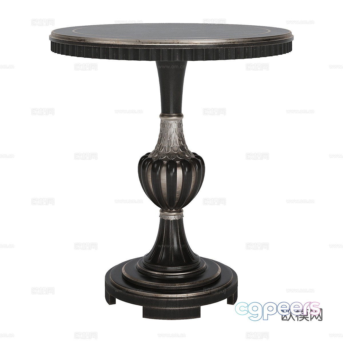 American round 3D model American round 3D model