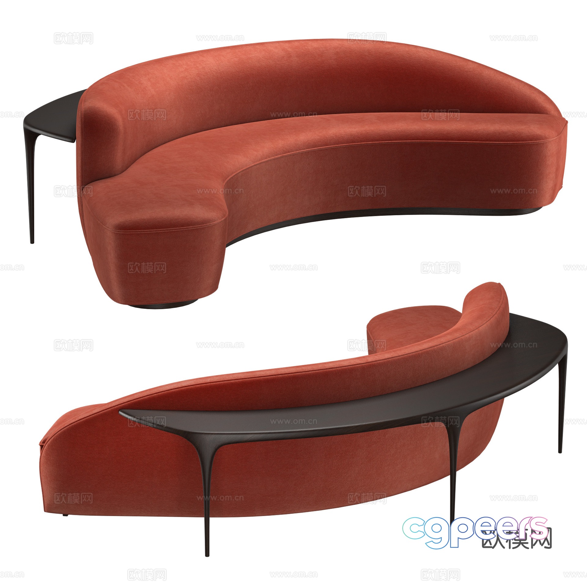 New Chinese style special-shaped sofa card sitting sofa 3D model New Chinese style special-shaped sofa card sitting sofa 3D model