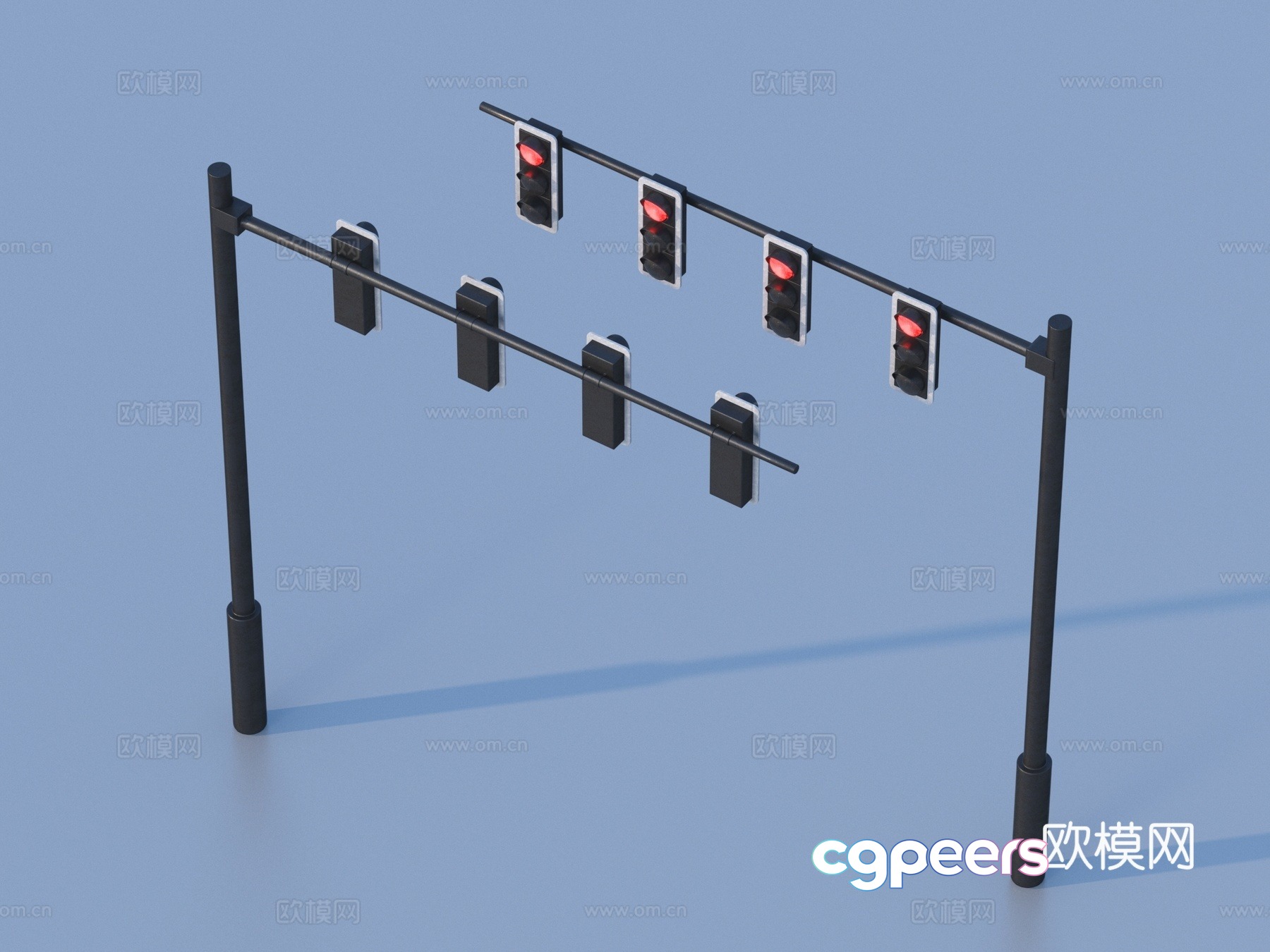 Traffic light Traffic light Indicator light 3d model Traffic light Traffic light Indicator light 3d model