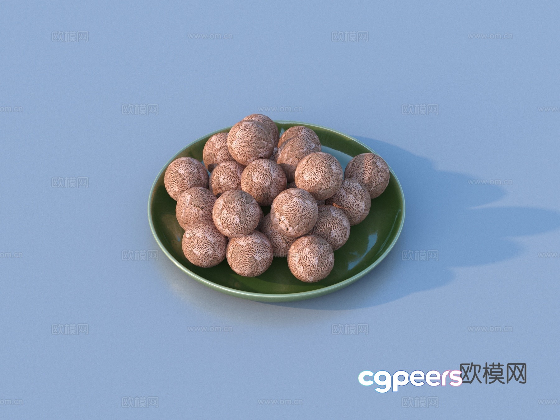 Bread dessert biscuit flatbread small puff 3d model Bread dessert biscuit flatbread small puff 3d model