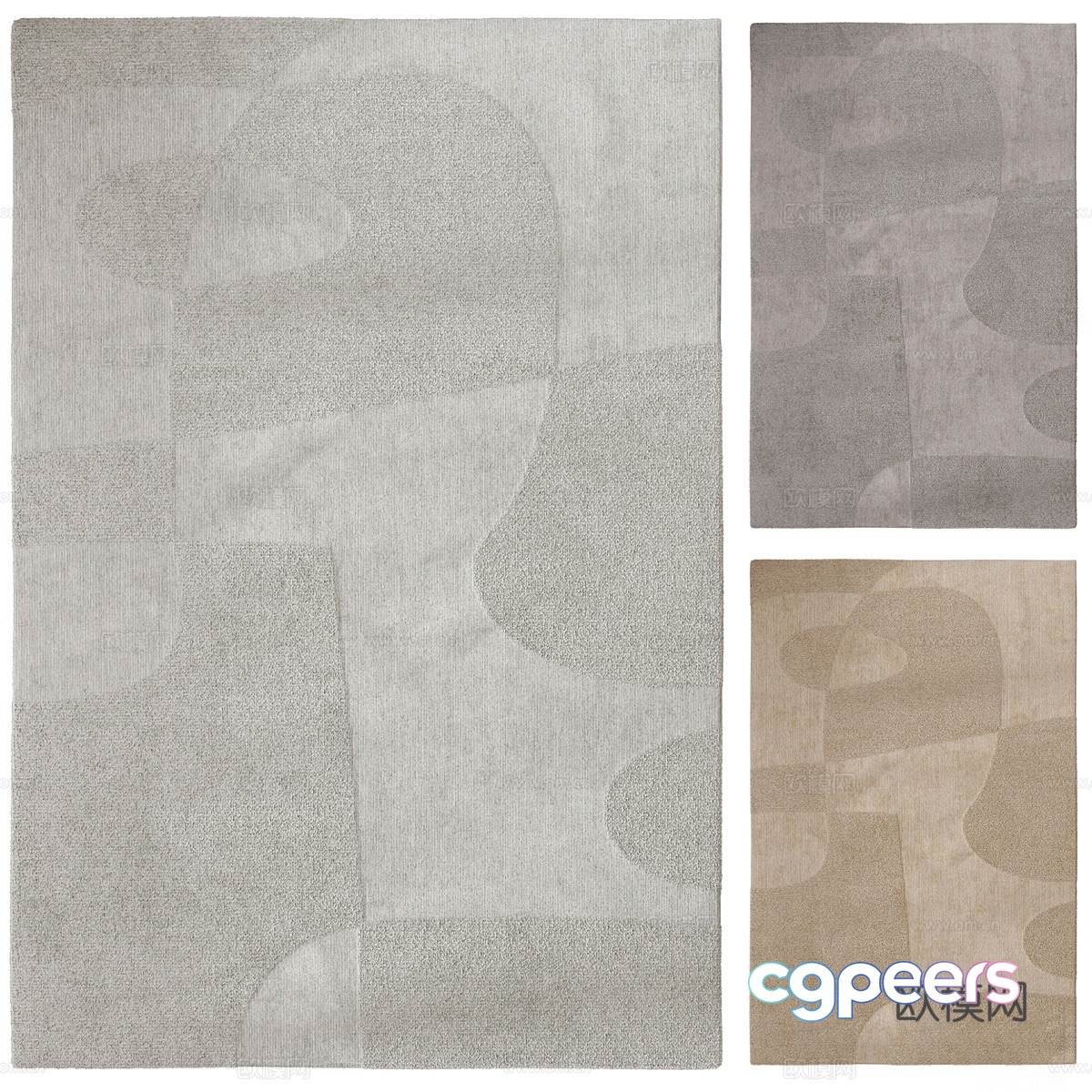 Square carpet 3d model Square carpet 3d model