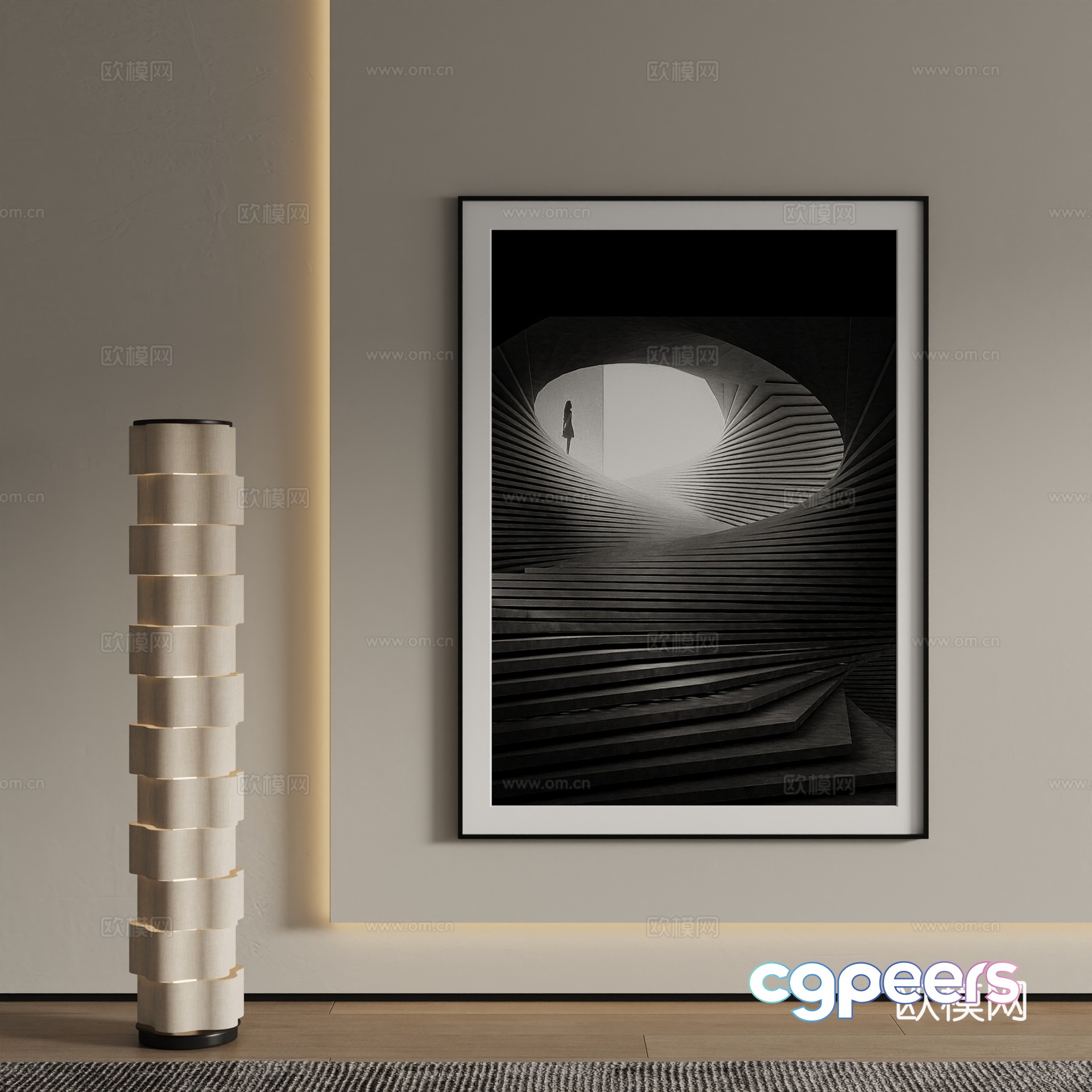 Modern Art Painting Decorative Painting 3D Model Modern Art Painting Decorative Painting 3D Model