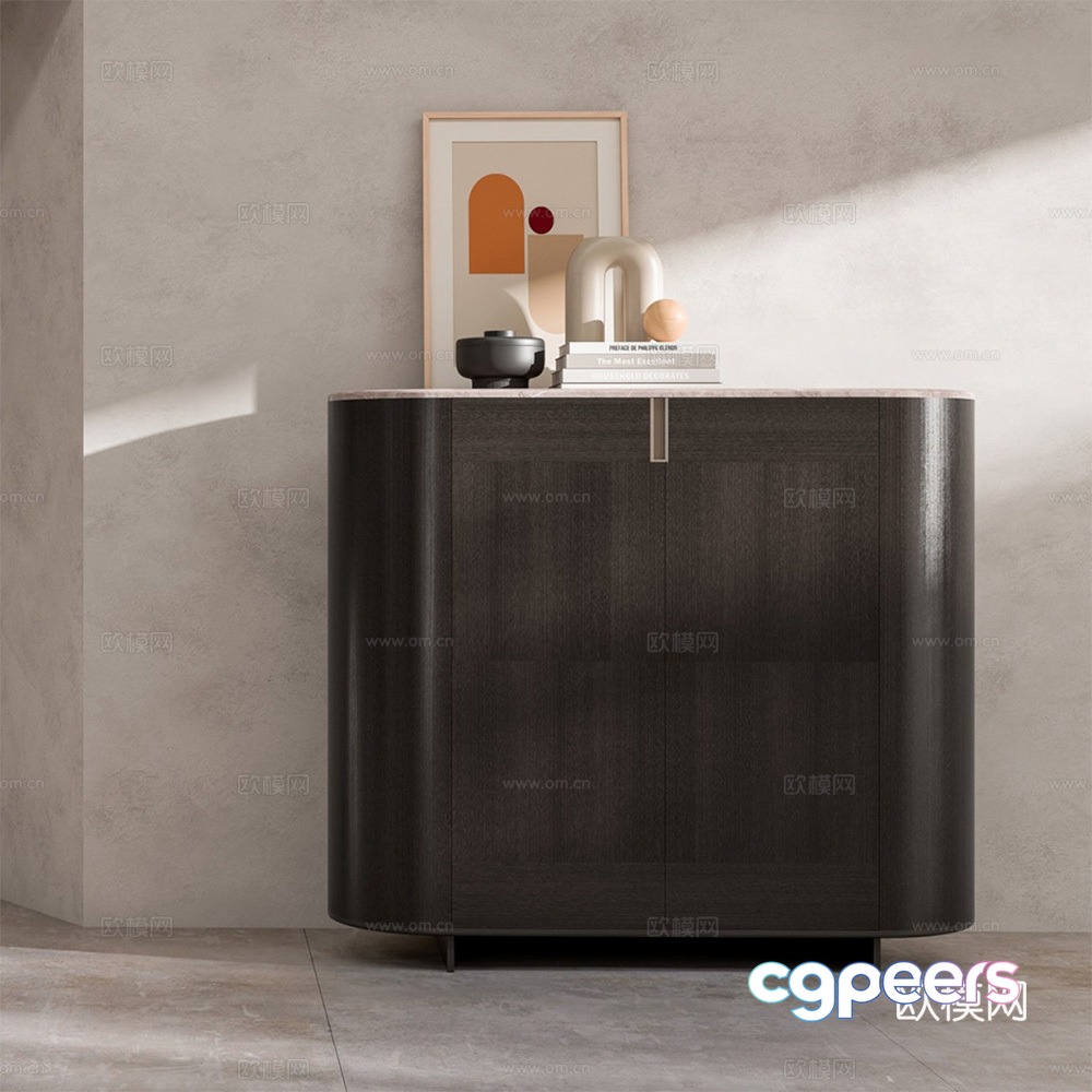 CPRN HOMOOD Italian sideboard Dining cabinet 3D model CPRN HOMOOD Italian sideboard Dining cabinet 3D model