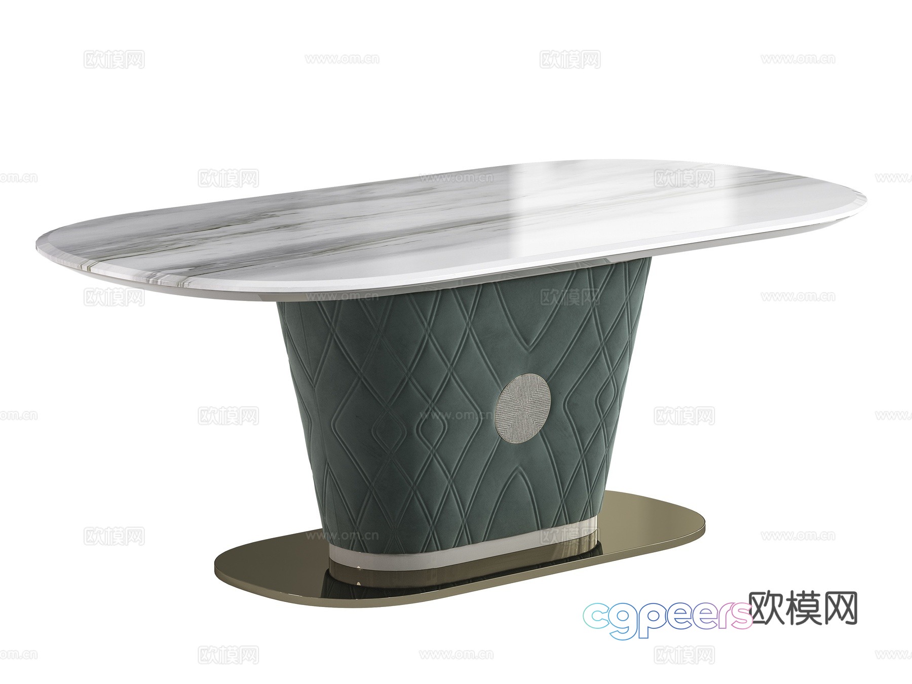 Light luxury dining table dining table 3D model Light luxury dining table dining table 3D model