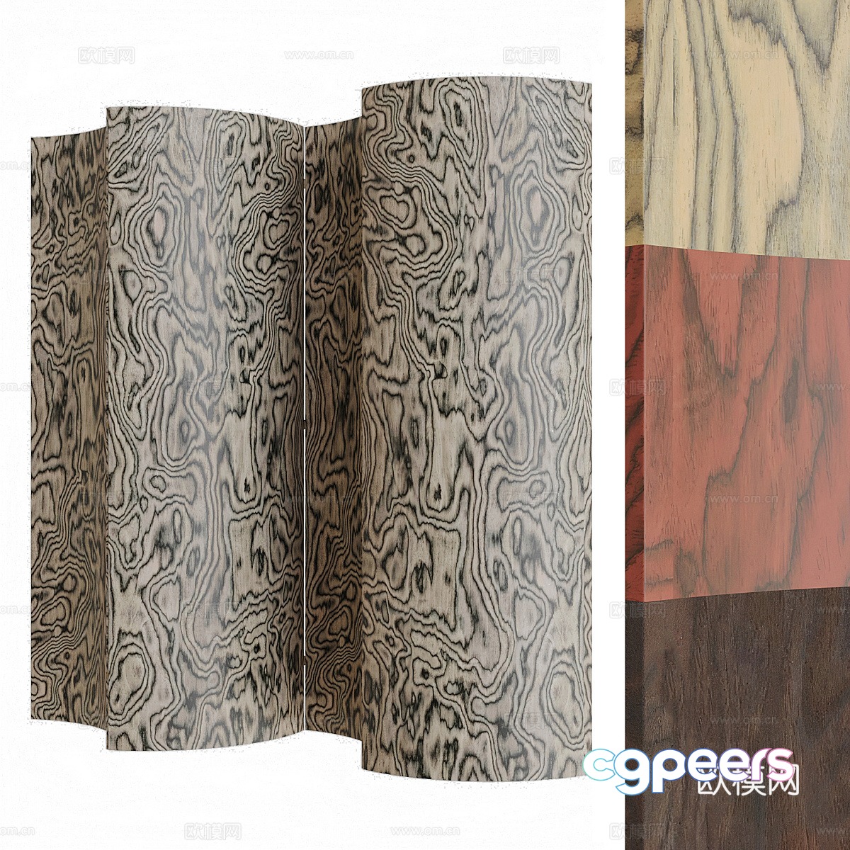 New Chinese -style wooden decorative wall board 3D model New Chinese -style wooden decorative wall board 3D model