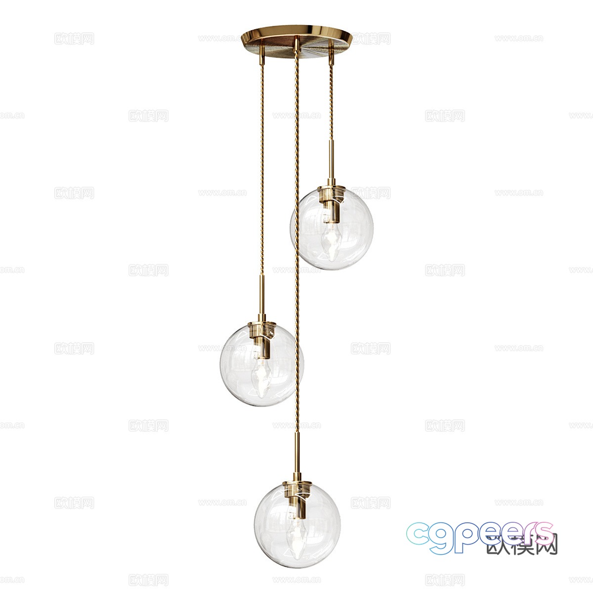 New Chinese suction cup lamp Craft chandelier 3D model New Chinese suction cup lamp Craft chandelier 3D model