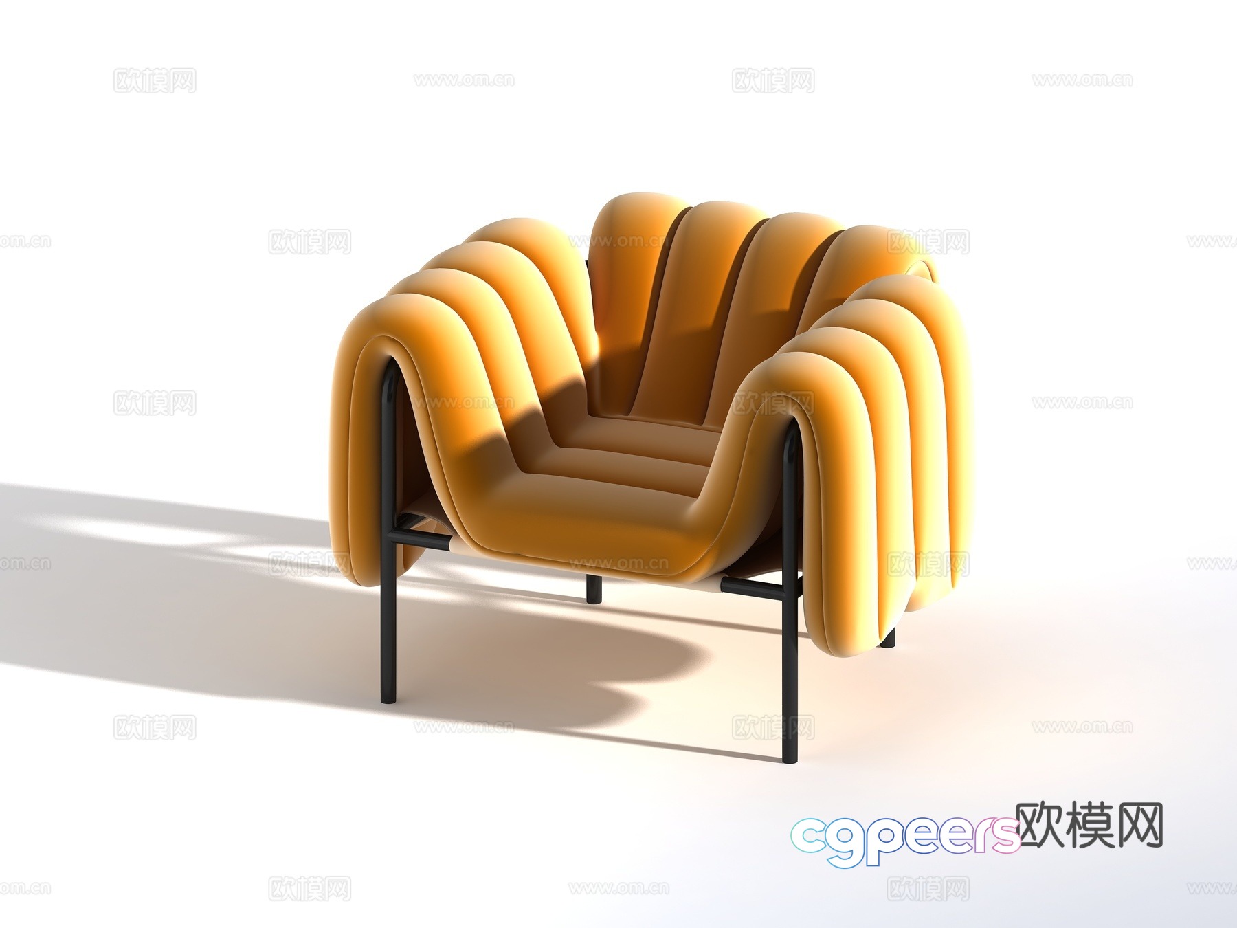 Single chair3d model Single chair3d model