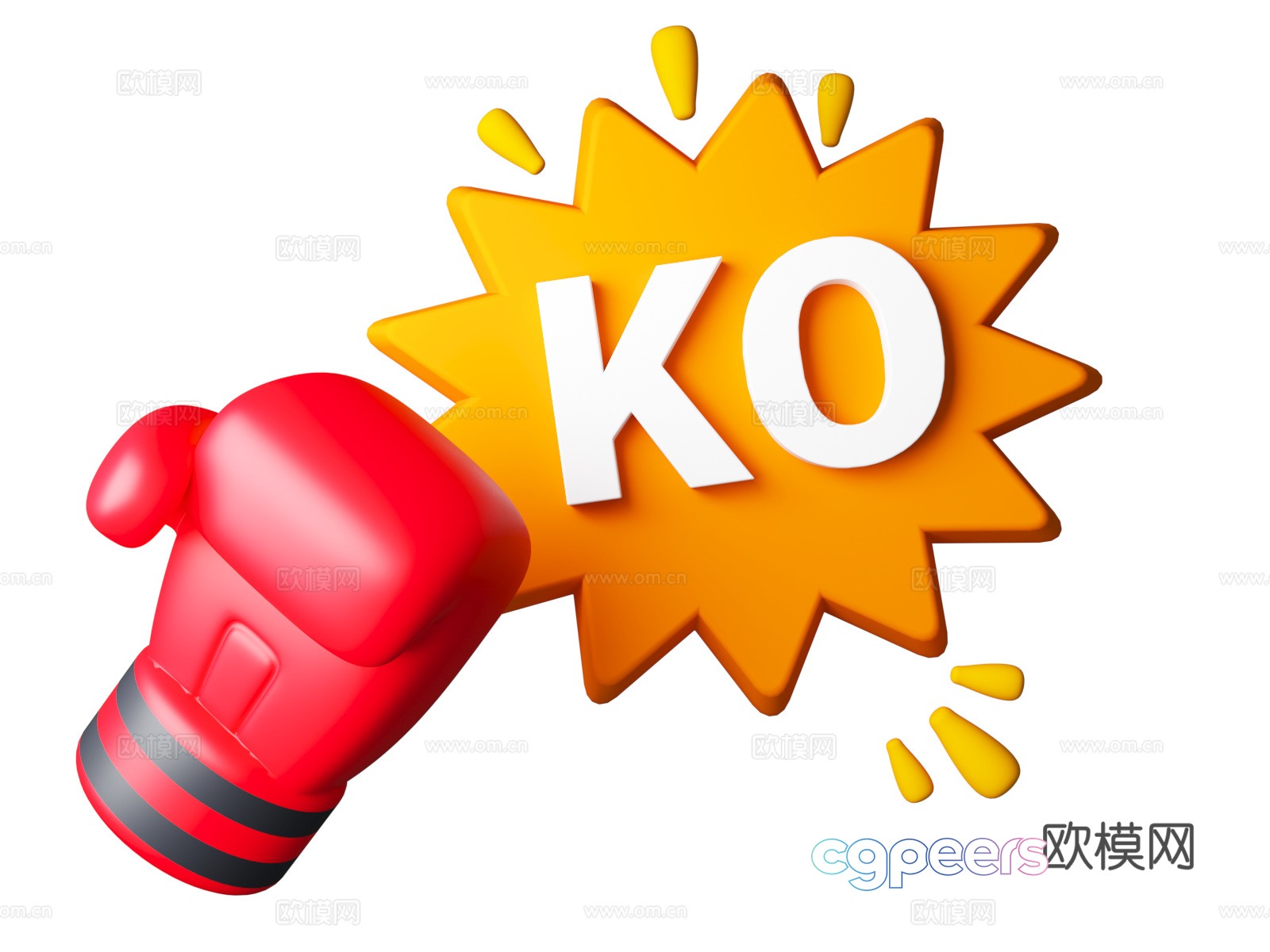 Cartoon KO Boxing Competition Boxing Competition Card Cartoon Boxing Competition Cartoon KO Card 3D Model Cartoon KO Boxing Competition Boxing Competition Card Cartoon Boxing Competition Cartoon KO Card 3D Model