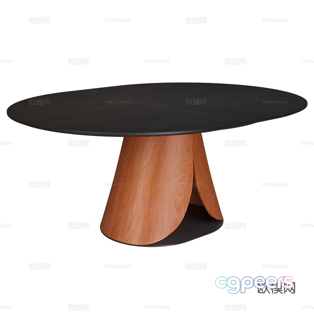 New Chinese dining table 3D model New Chinese dining table 3D model