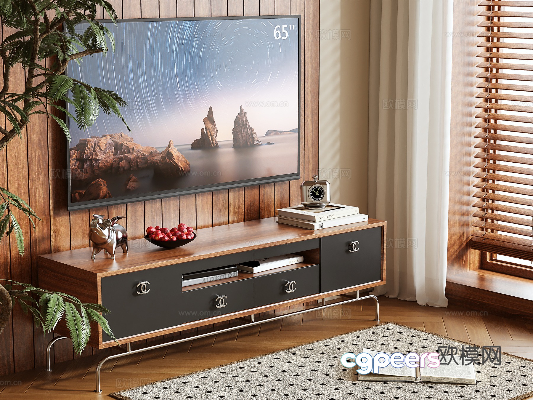 TV cabinet 3d model TV cabinet 3d model