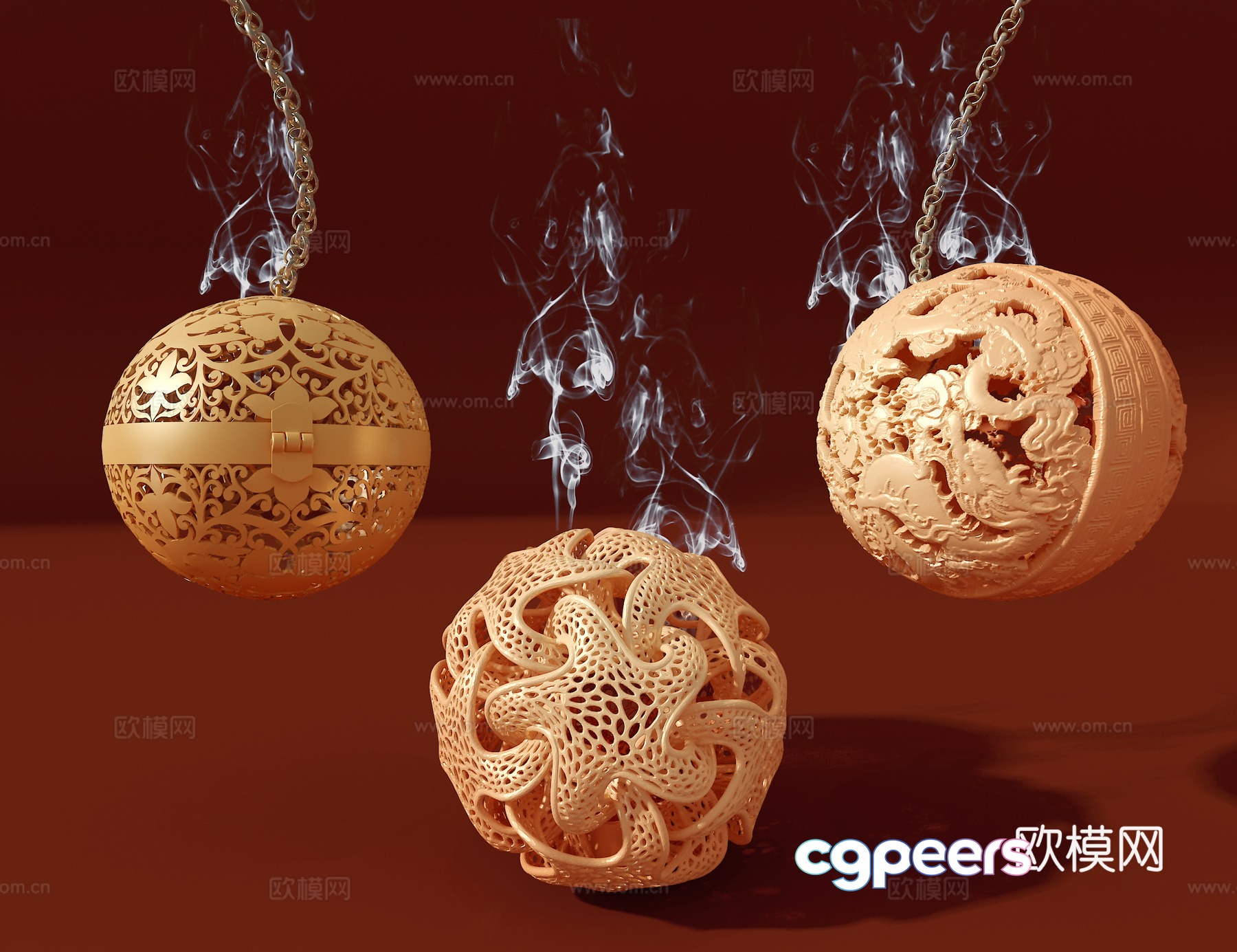 Aromatherapy hanger 3D model Aromatherapy hanger 3D model