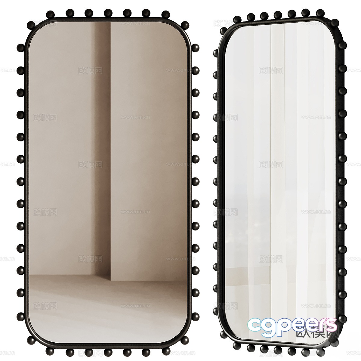 Decorative mirror 3d model Decorative mirror 3d model