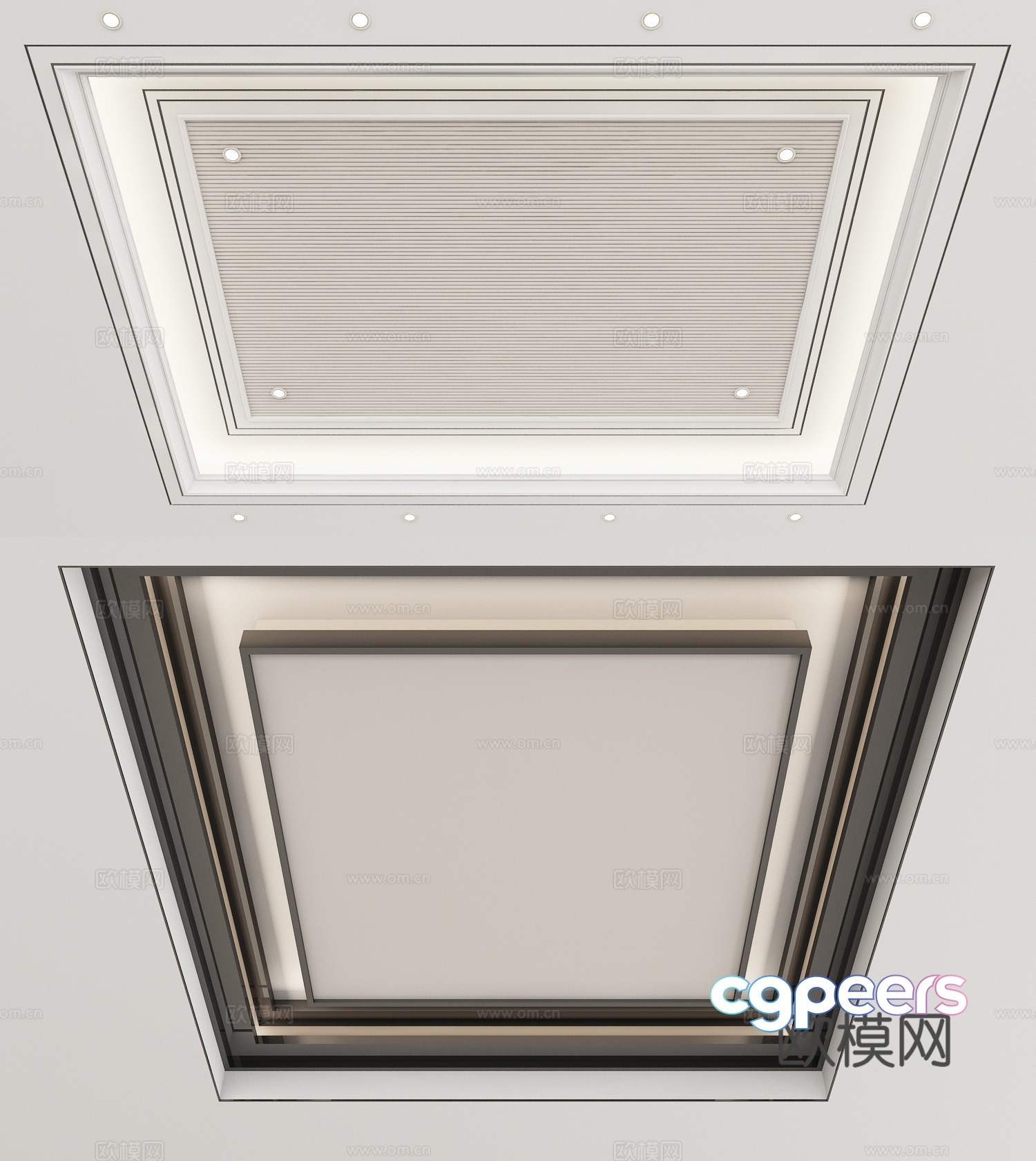 Modern ceiling 3d model Modern ceiling 3d model
