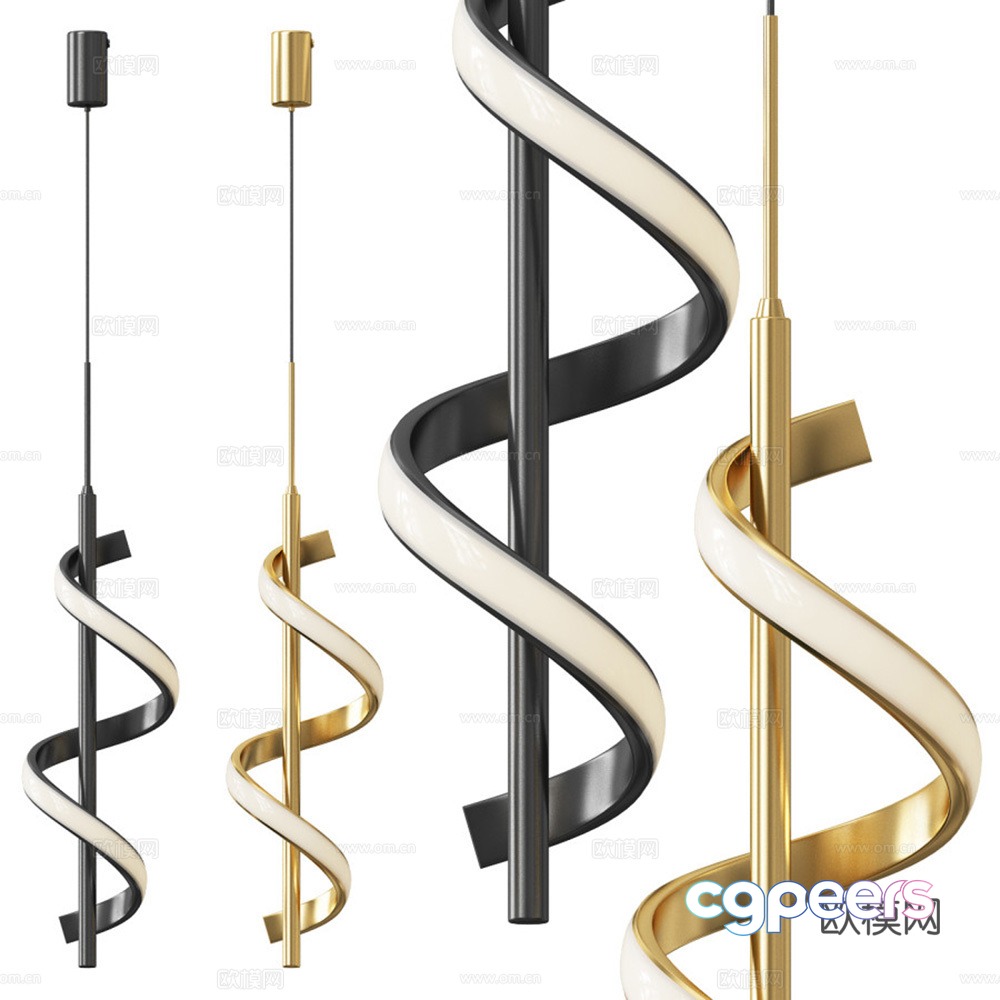 3D model of special shape chandelier 3D model of special shape chandelier