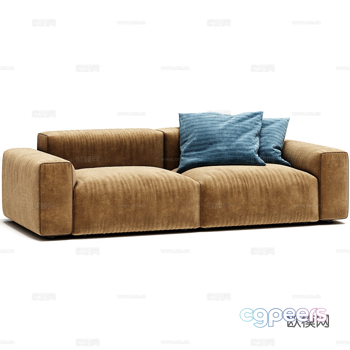 3d model of double sofa 3d model of double sofa