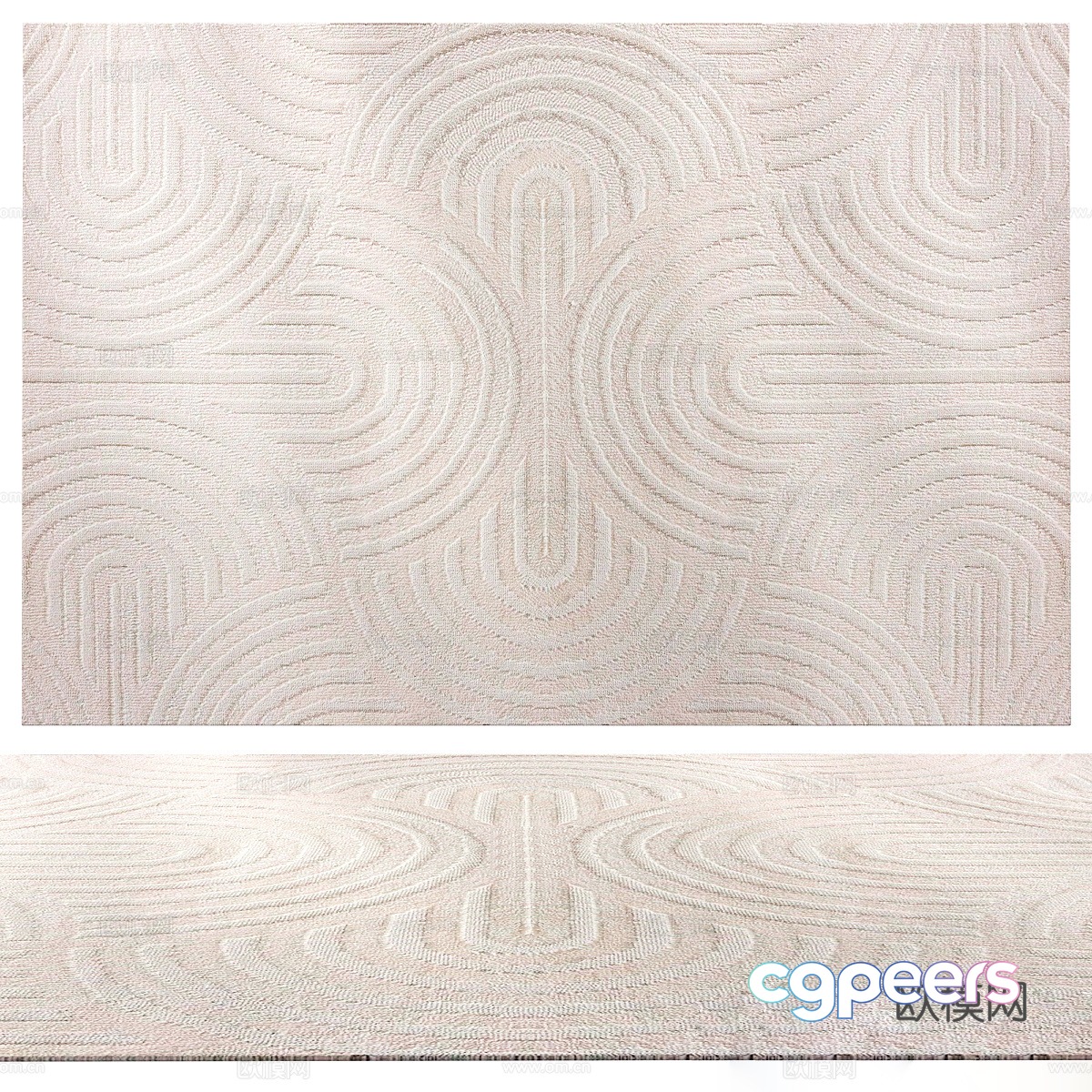 Square carpet 3d model Square carpet 3d model
