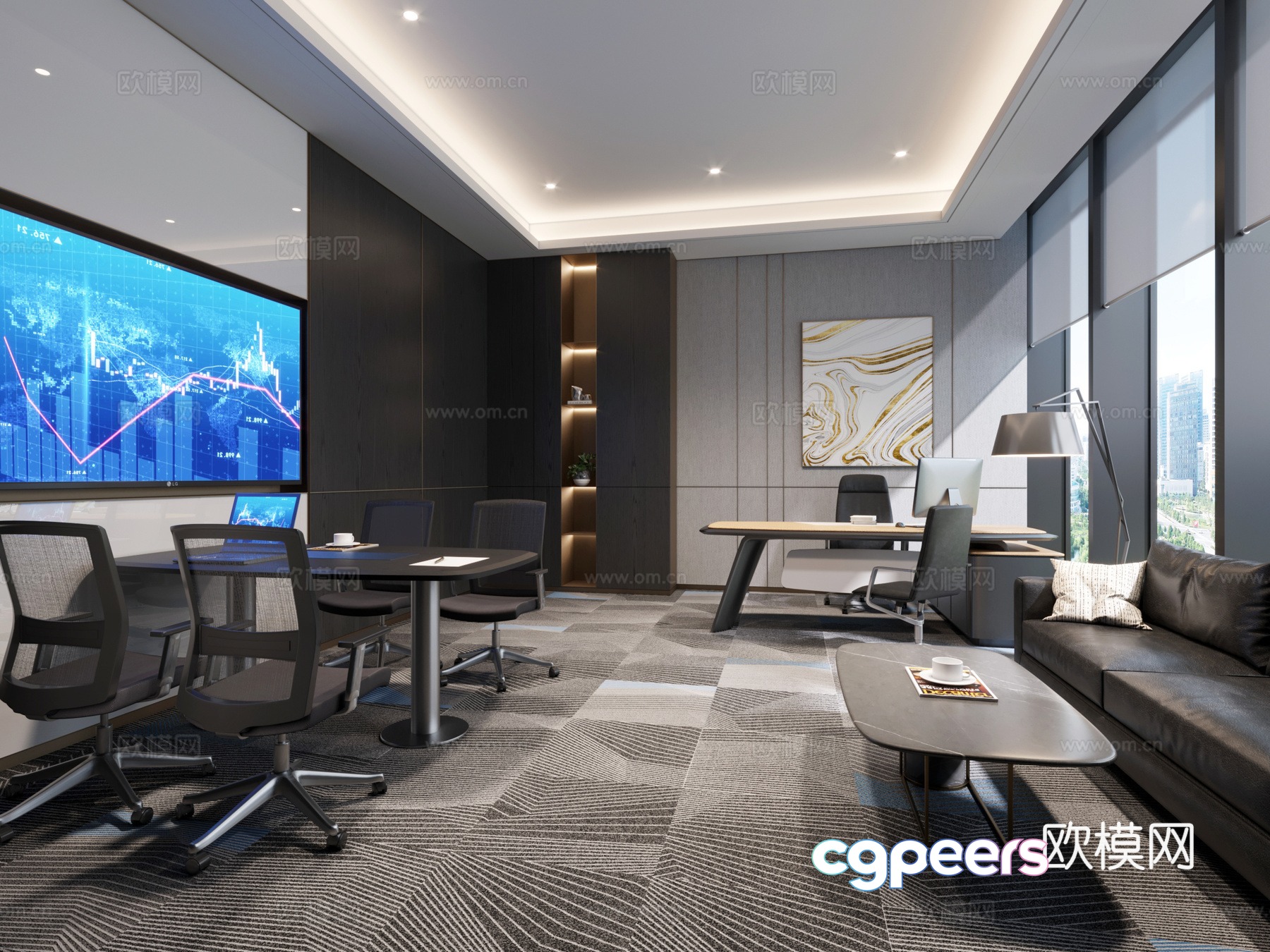 Manager’s Office 3D model Manager’s Office 3D model
