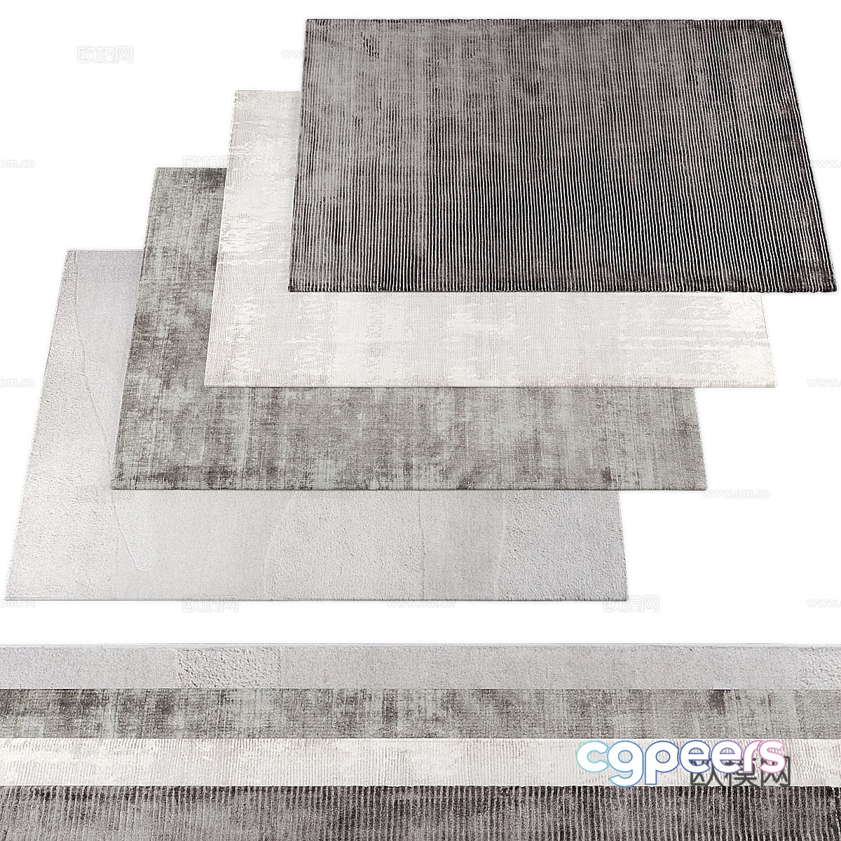 Square carpet 3d model Square carpet 3d model
