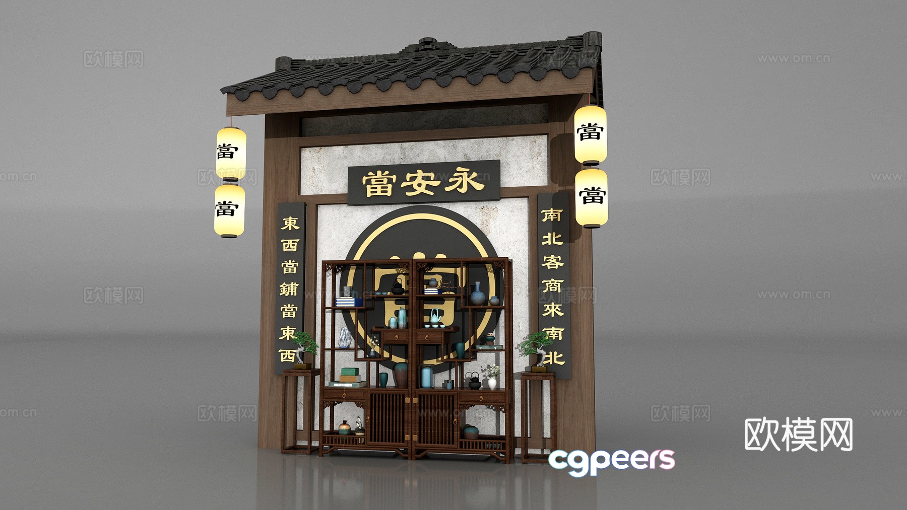 Chinese style 3D model Chinese style 3D model