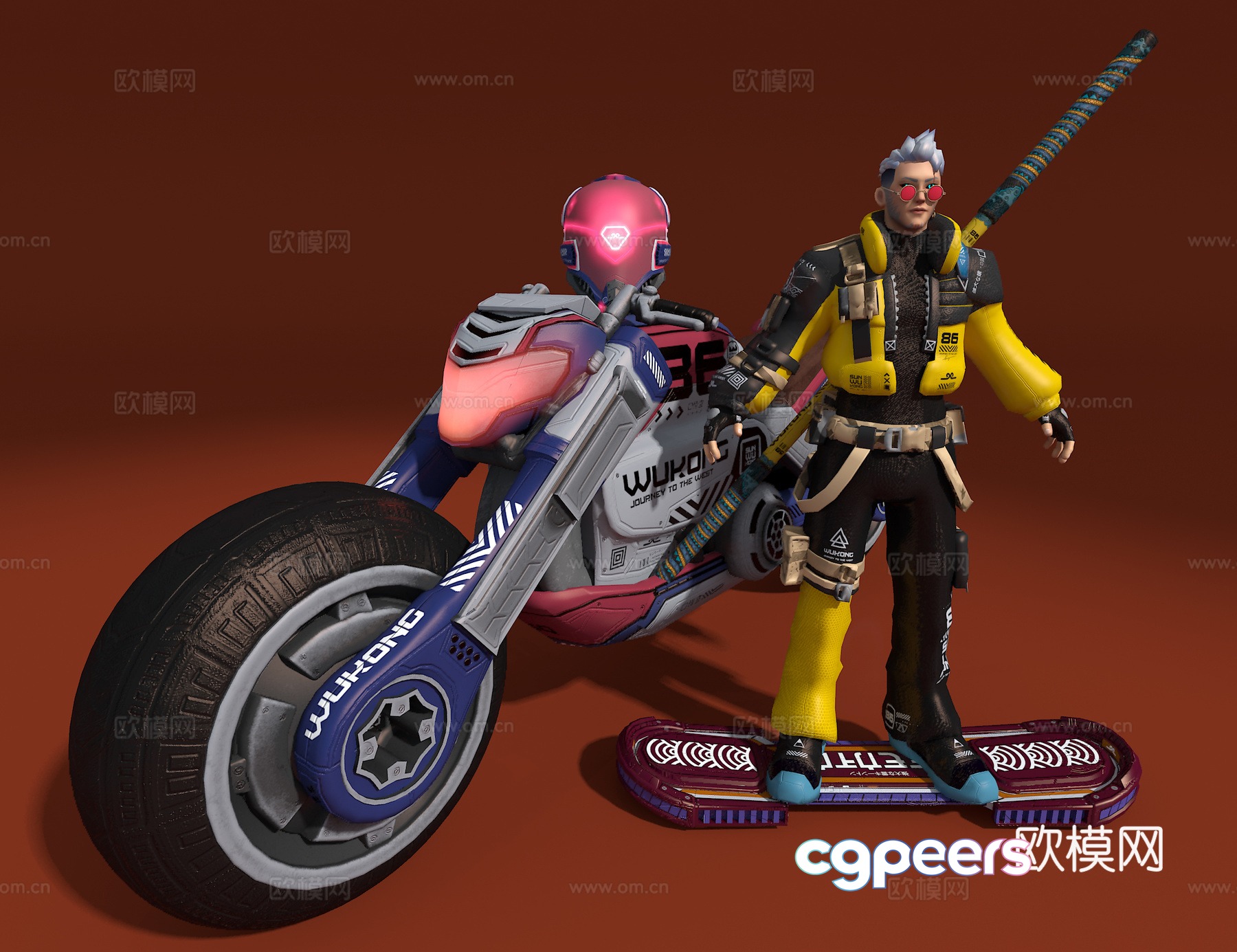 Cyberpunk 3d model Cyberpunk 3d model