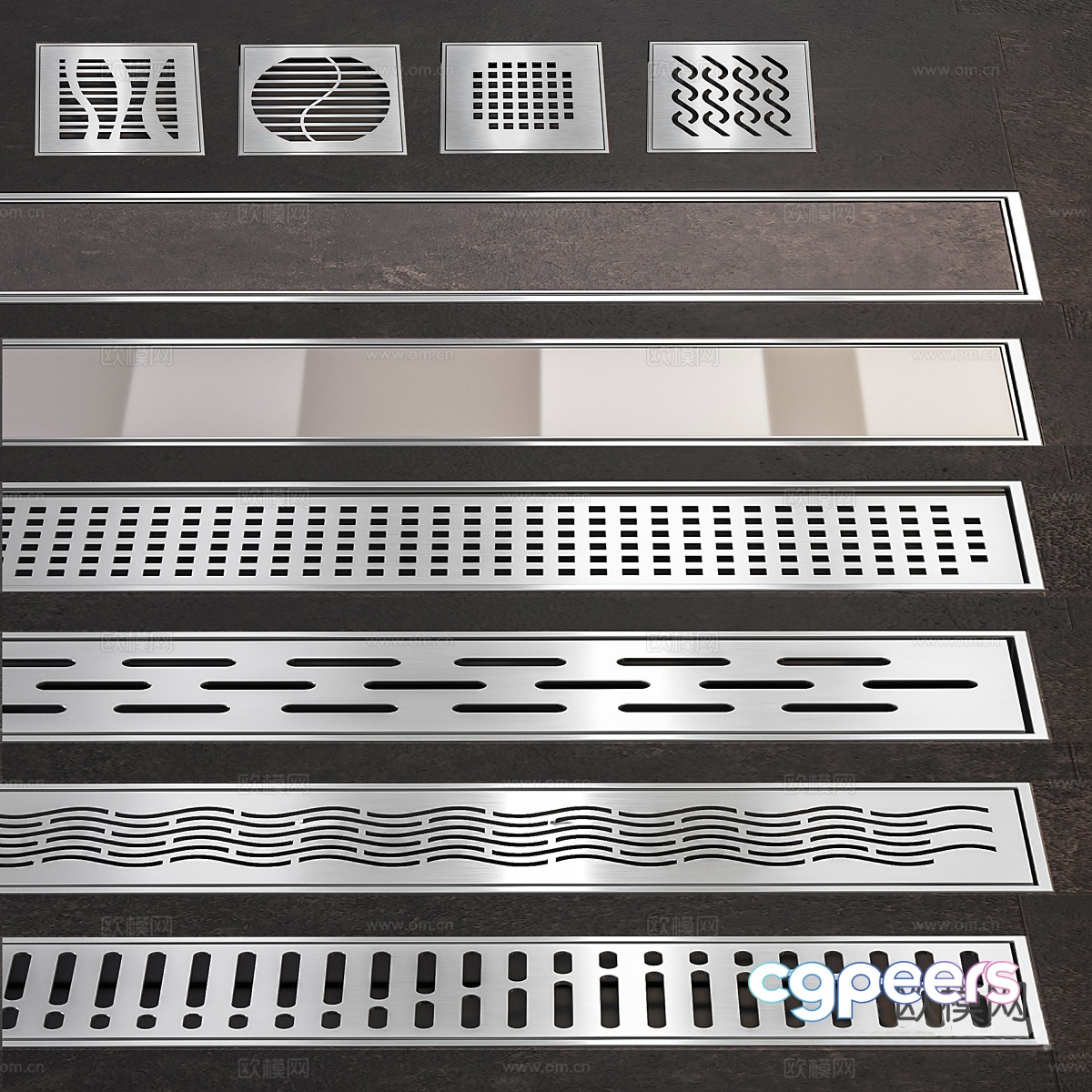 Floor drain 3d model Floor drain 3d model