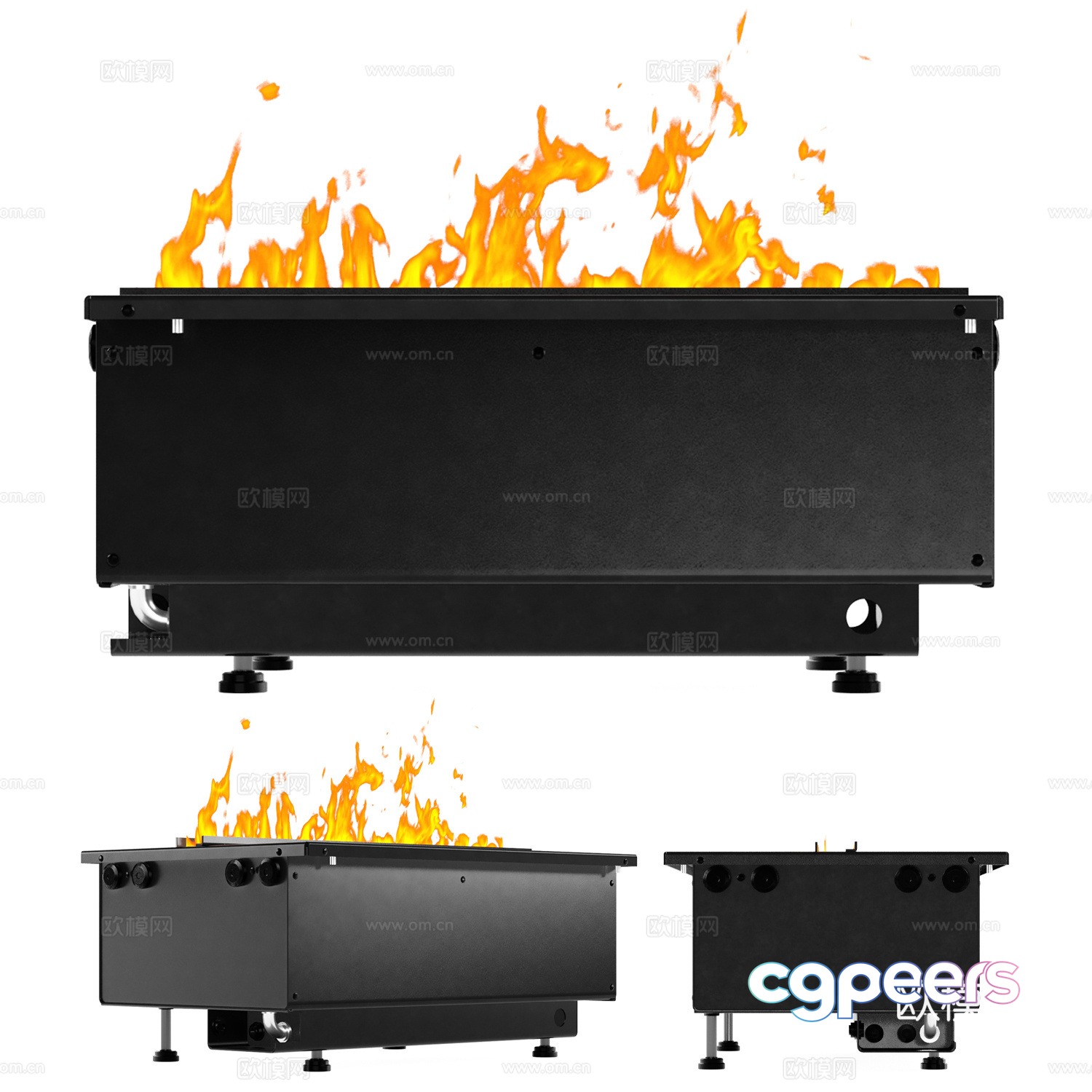 Fireplace 3d model Fireplace 3d model