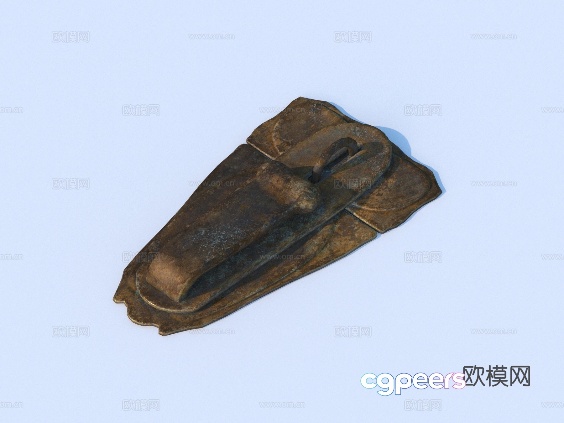 Hinge lock piece hardware parts 3D model Hinge lock piece hardware parts 3D model