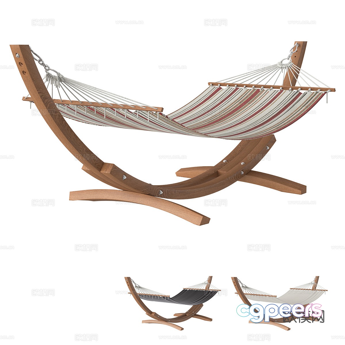 Modern hammock 3d model Modern hammock 3d model