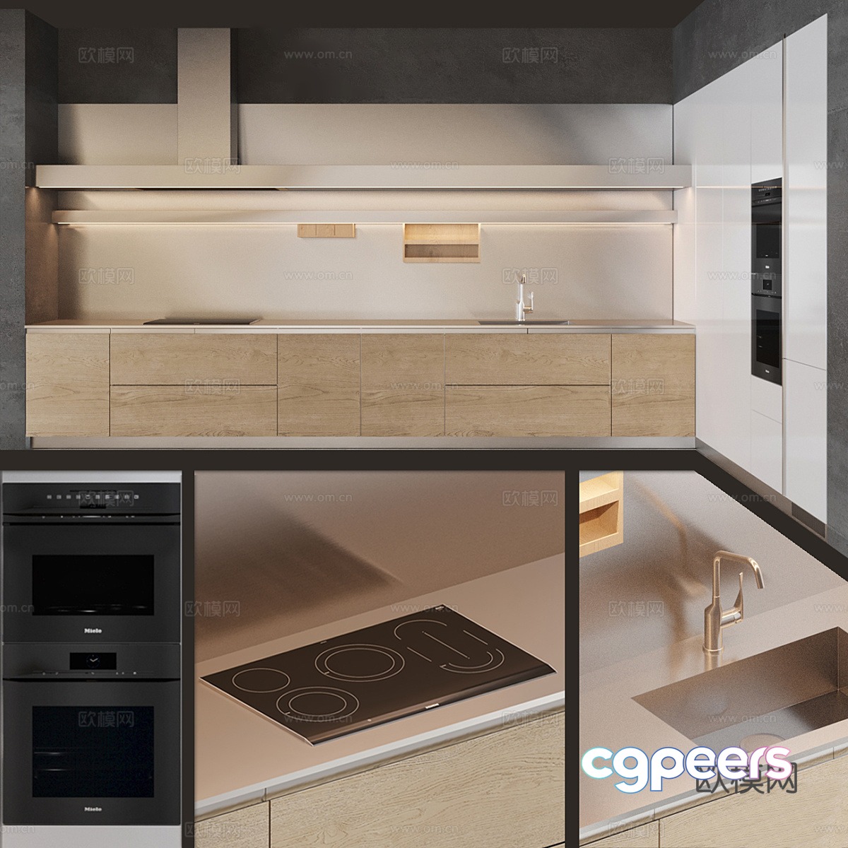 Modern cabinet 3d model Modern cabinet 3d model