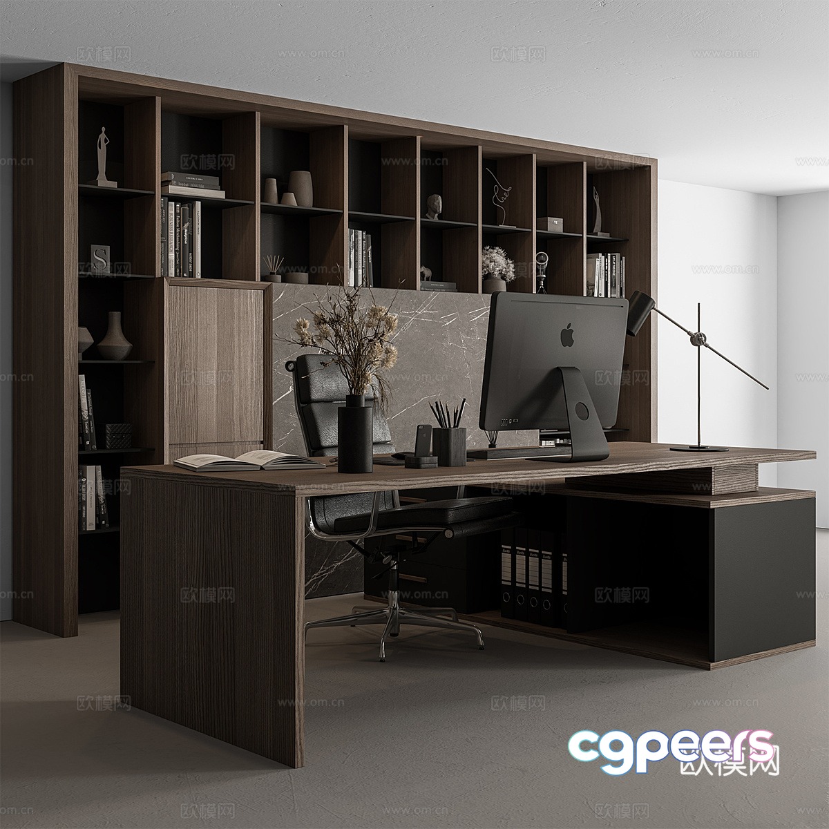 Study room 3d model Study room 3d model