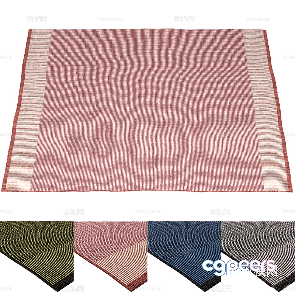 New Chinese style fabric carpet 3D model New Chinese style fabric carpet 3D model