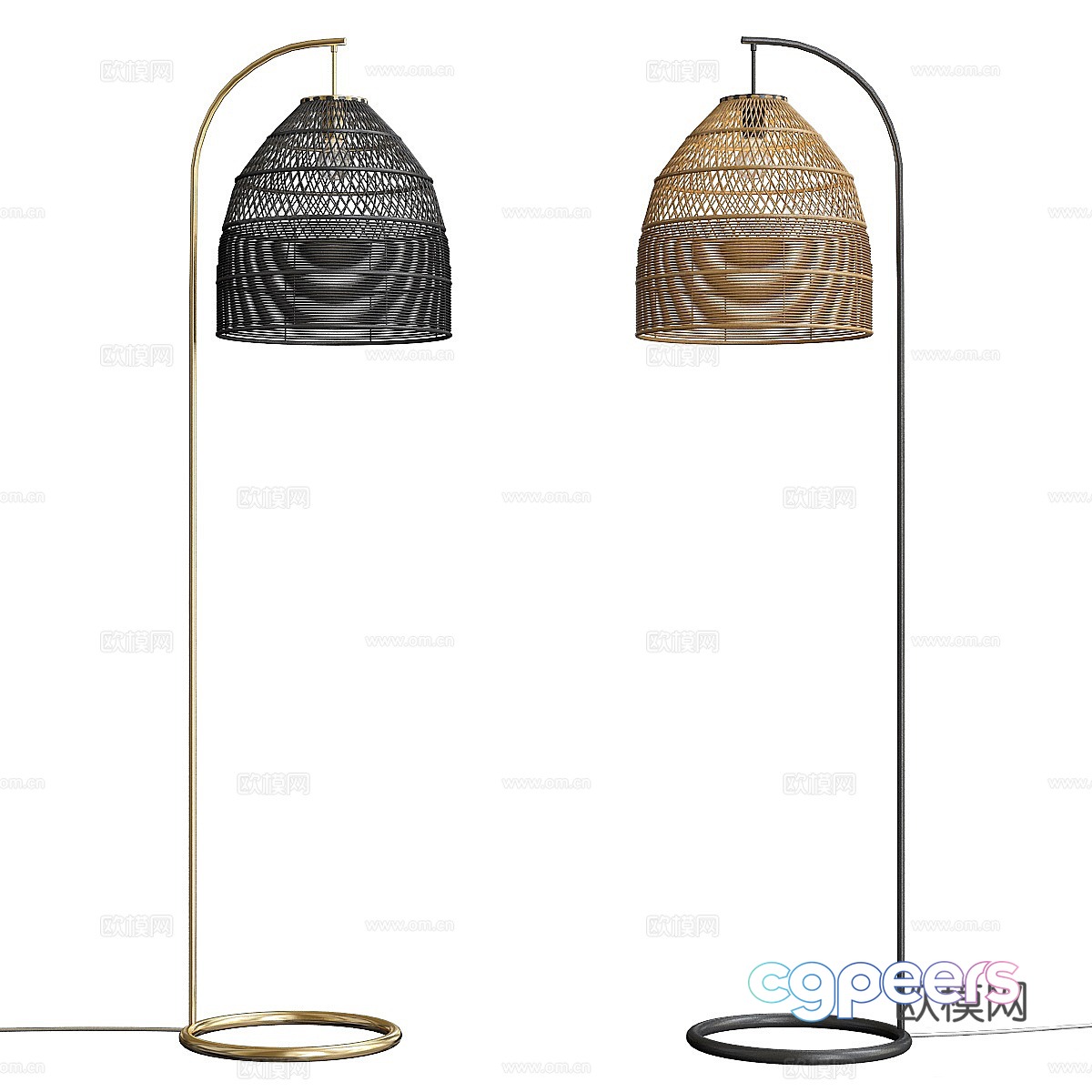 Java Arc Overreach Floor Lamp 3D Model Java Arc Overreach Floor Lamp 3D Model