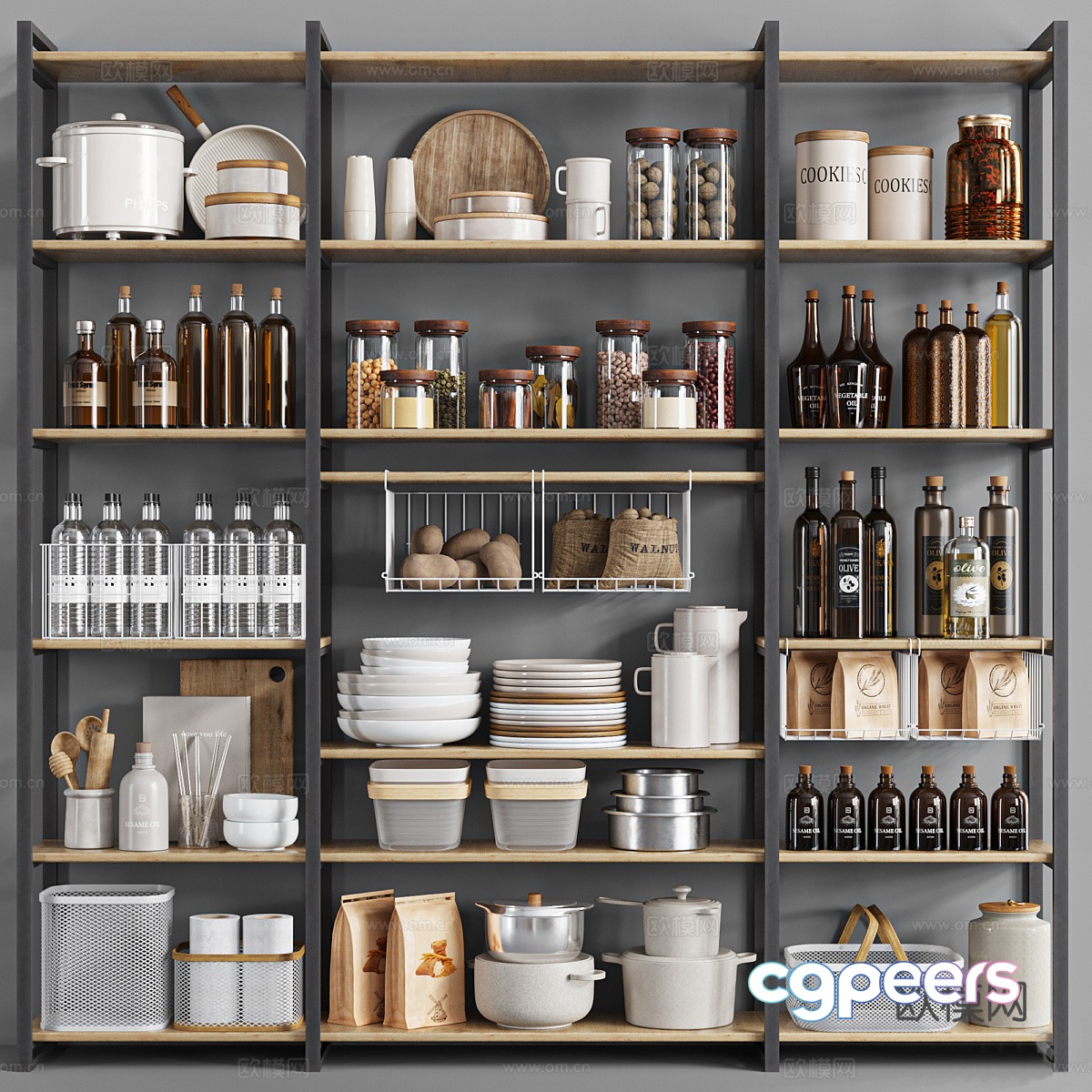 Kitchen utensils 3d model Kitchen utensils 3d model